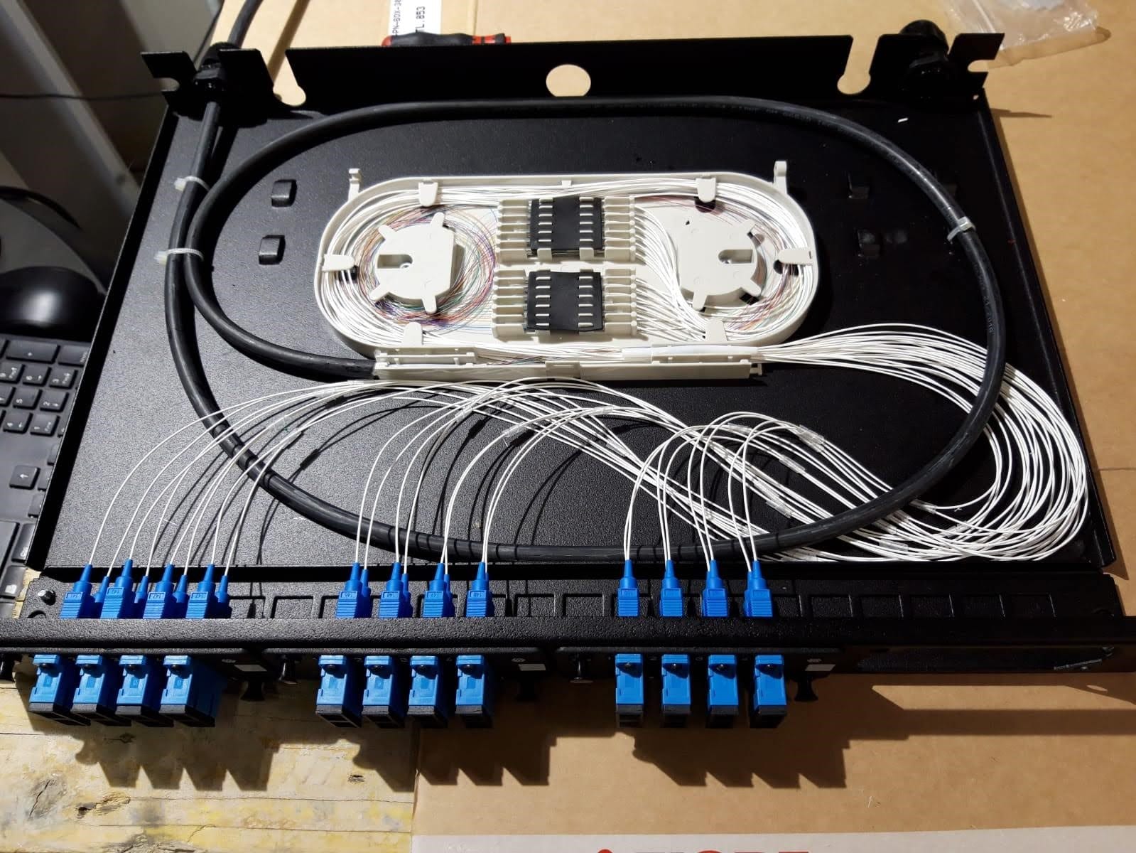 riparazione fibra ottica cassetti ottici