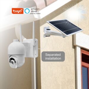 PTZ CCTV Telecamera Solare 4G Tuya smart life