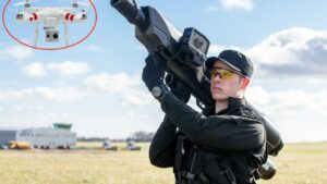 Rilevatore segnale frequenza drone - anti drone jammer