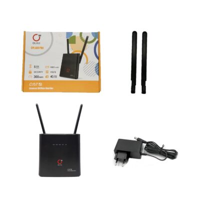 Cpe Router Modem WiFi Voip 4g CAT4 OLAX AX9 Pro 300Mbps batteria 4000mAh antenna SMA - immagine 11