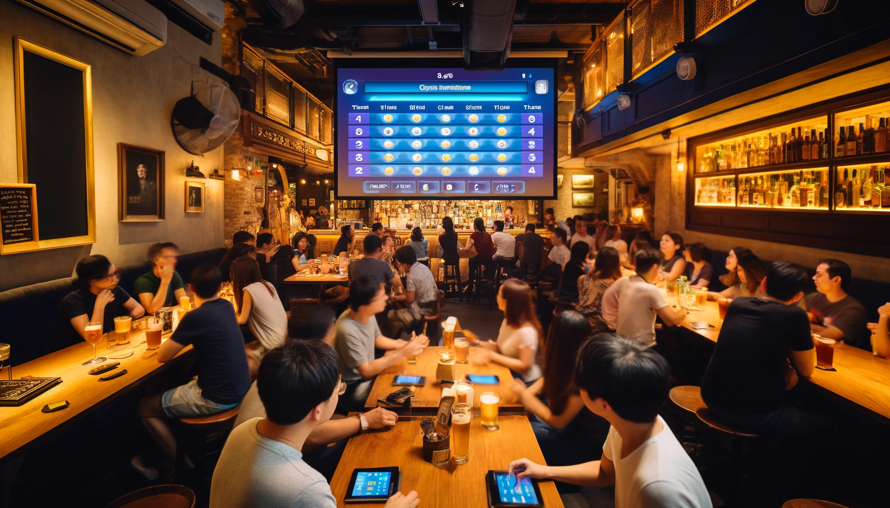 Sistema di quiz interattivo per pub