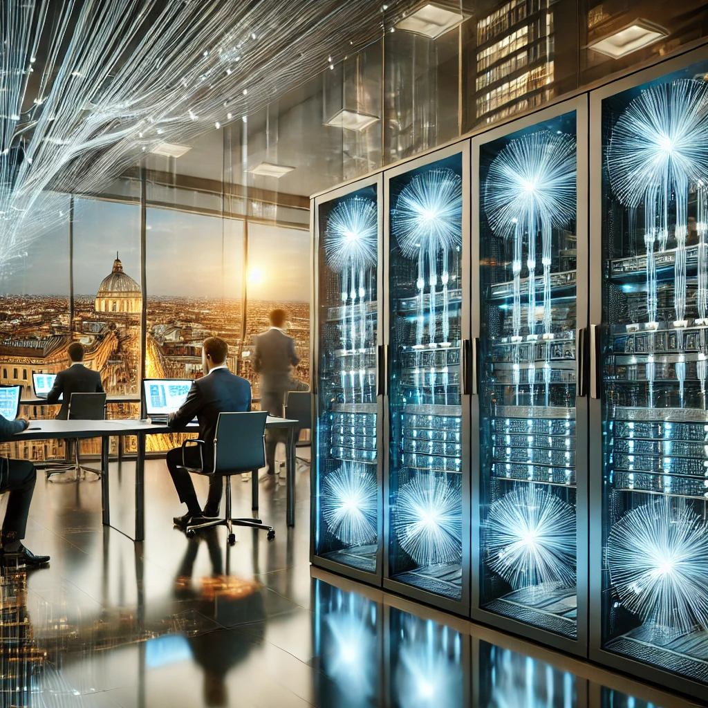 Rete in fibra ottica a Roma per aziende Rete in fibra ottica a Roma per aziende