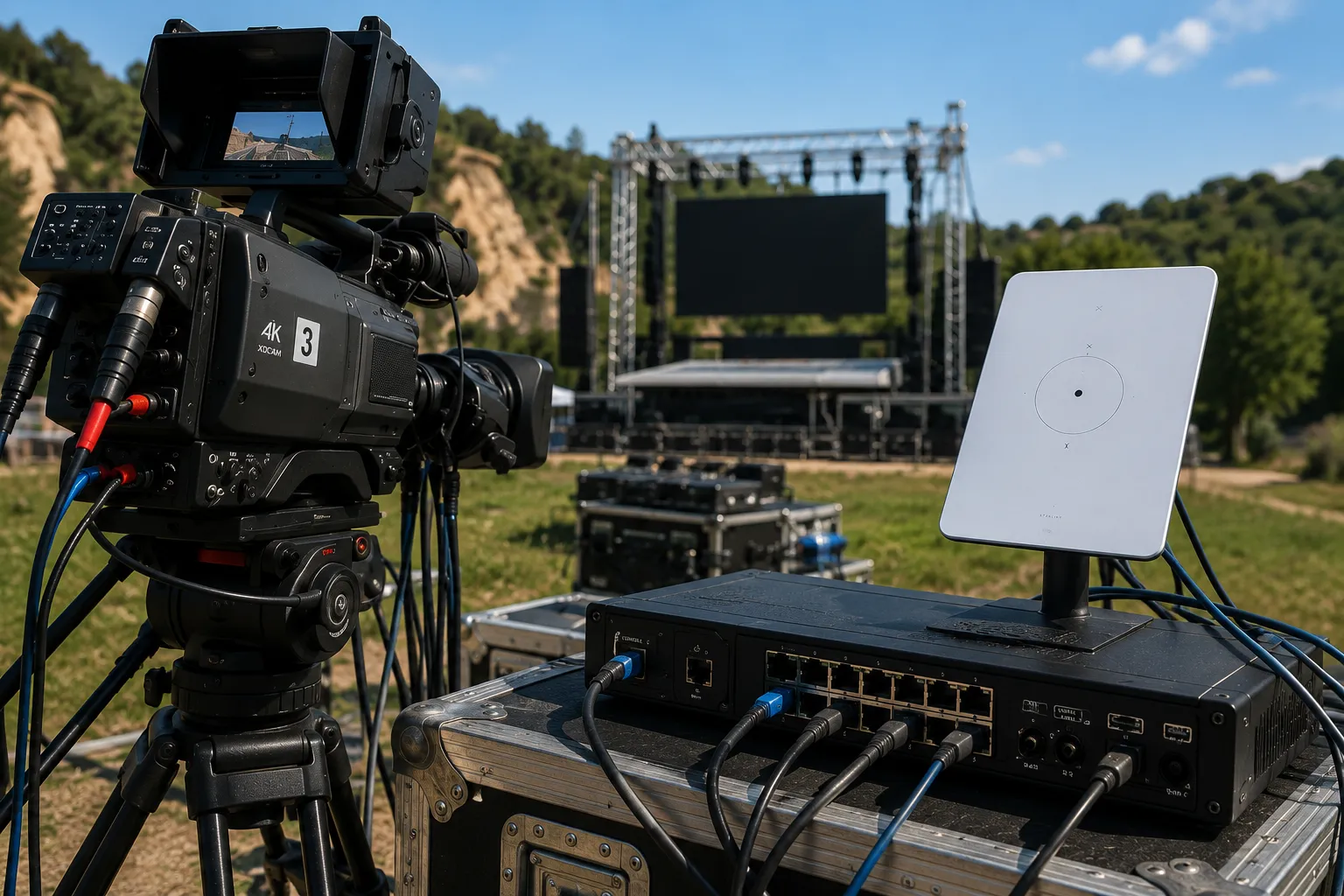 Connettività satellitare per produzioni TV Connettività satellitare per produzioni TV