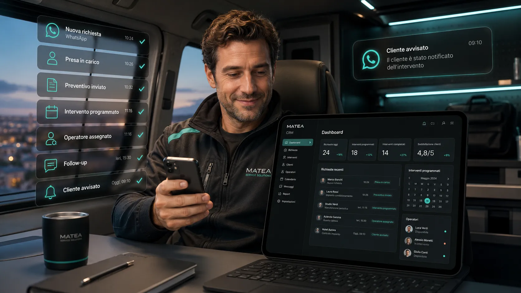 CRM WhatsApp con Intelligenza Artificiale