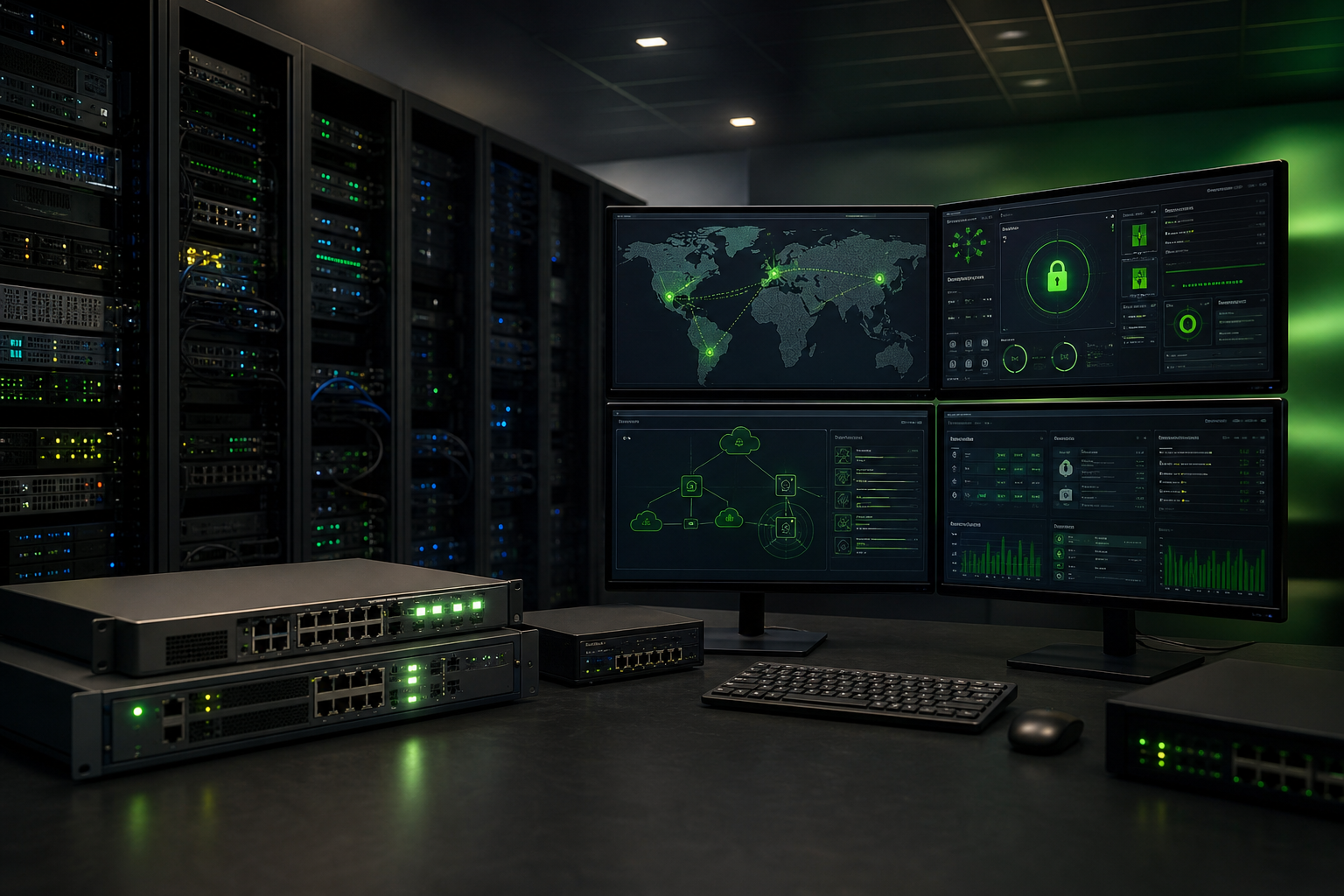 Apparati di rete e firewall in un’infrastruttura aziendale gestita